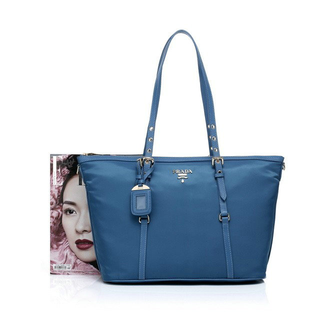 2014 Prada tessuto Large Shopping Tote Bag BN4253 blue